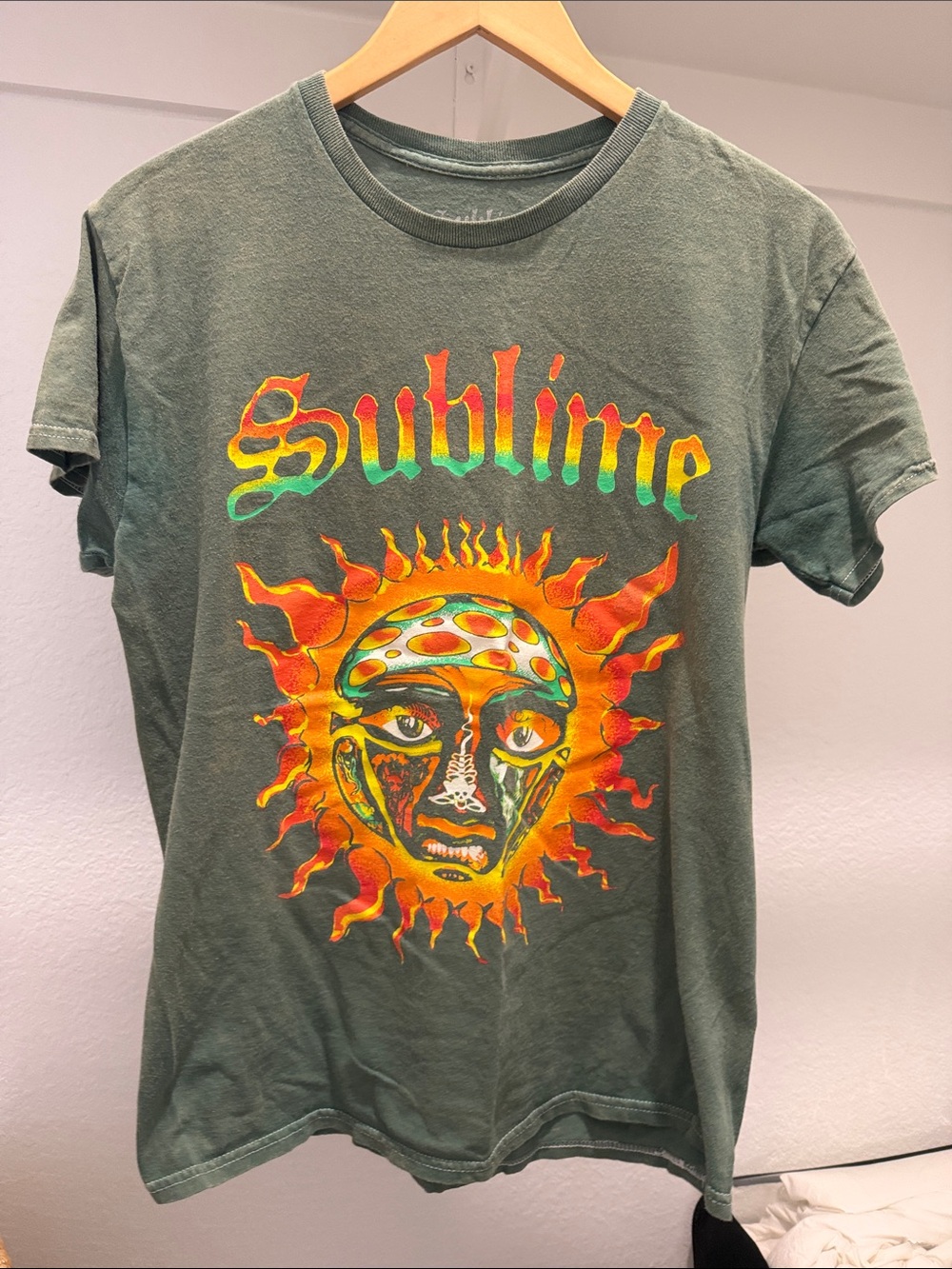 Sublime Graphic Short Sleeve Tee - Olive Green